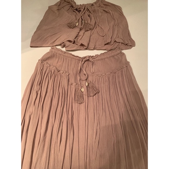 SOLD 🌈 FREE PEOPLE LIVIN SUNDAY SET SKIRT CROP XS - Picture 3 of 6